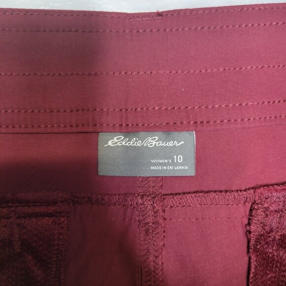 Eddie Bauer Women's Size 10 Rolled Hem Bermuda Short Red - Picture 6 of 7